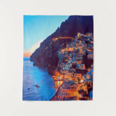 ldp POSITANO Amalfi Coast - zonsondergang door Hot Wandkleed (Voorkant)