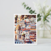 ldp POSITANO - stad - kerk Santa Maria Assunta - Briefkaart (Staand voorkant)