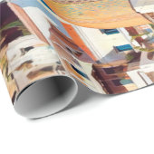 ldp POSITANO - stad - kerk Santa Maria Assunta - Cadeaupapier (Rol Hoek)