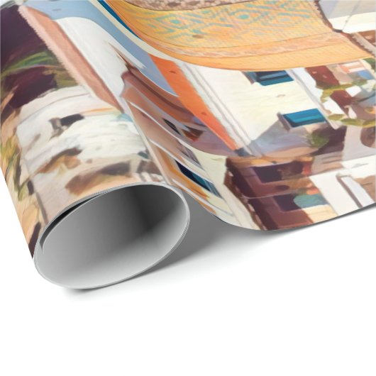 ldp POSITANO - stad - kerk Santa Maria Assunta - Cadeaupapier (Rol Hoek)