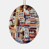 ldp POSITANO - stad - kerk Santa Maria Assunta - Keramisch Ornament (Rechts)