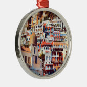 ldp POSITANO - stad - kerk Santa Maria Assunta - Metalen Ornament (Rechts)