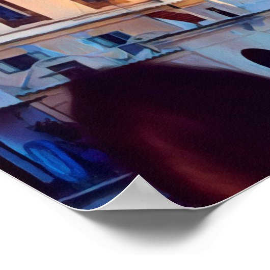 ldp POSITANO - stad - kerk Santa Maria Assunta - Poster (Hoek)