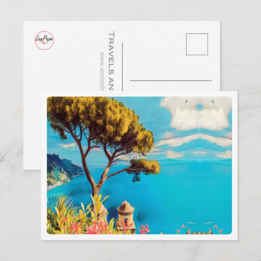 ldp RAVELLO - De tuin van Villa Rufolo Briefkaart (Voorkant / Achterkant)