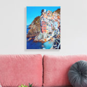 ldp RIOMAGGIORE - Cinque Terre - Canvas Afdruk (Insitu (Woonkamer))