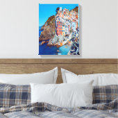 ldp RIOMAGGIORE - Cinque Terre - Canvas Afdruk (Insitu (Slaapkamer))