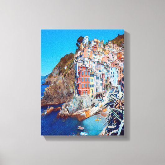 ldp RIOMAGGIORE - Cinque Terre - Canvas Afdruk (Voorkant)