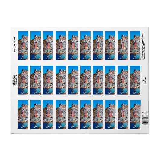 ldp RIOMAGGIORE - Cinque Terre - Etiket (Full Sheet)