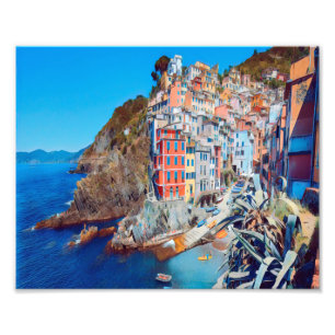ldp RIOMAGGIORE - Cinque Terre - Foto Afdruk