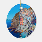 ldp RIOMAGGIORE - Cinque Terre - Keramisch Ornament (Links)