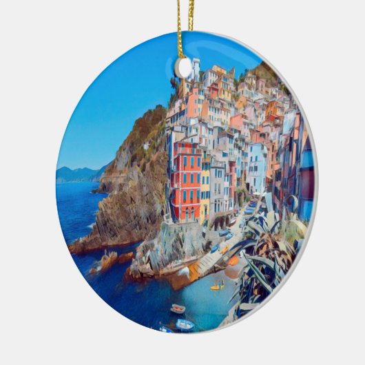 ldp RIOMAGGIORE - Cinque Terre - Keramisch Ornament (Links)
