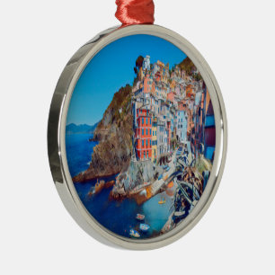 ldp RIOMAGGIORE - Cinque Terre - Metalen Ornament