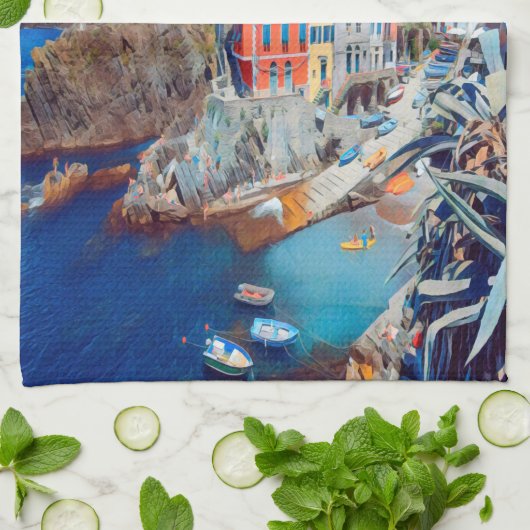 ldp RIOMAGGIORE - Cinque Terre - Theedoek (Gevouwen)