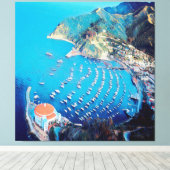 ldp SANTA CATALINA Island - Californië - haven Canvas Afdruk (Insitu (Houten vloer))