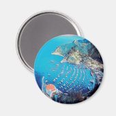 ldp SANTA CATALINA Island - Californië - haven Magneet (Voorkant / Achterkant)