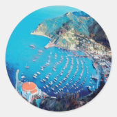 ldp SANTA CATALINA Island - Californië - haven Ronde Sticker (Voorkant)