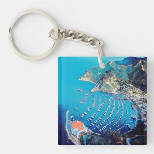 ldp SANTA CATALINA Island - Californië - haven Sleutelhanger (Voorkant)