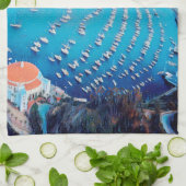 ldp SANTA CATALINA Island - Californië - haven Theedoek (Gevouwen)