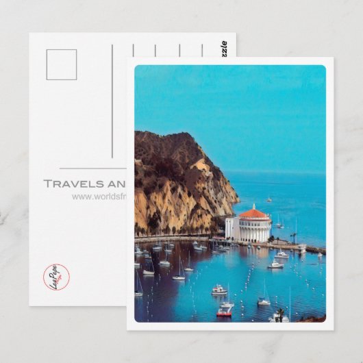 ldp SANTA CATALINA ISLAND - haven - Briefkaart (Voorkant / Achterkant)