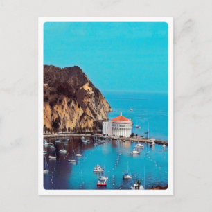 ldp SANTA CATALINA ISLAND - haven - Briefkaart