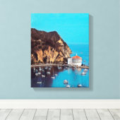 ldp SANTA CATALINA ISLAND - haven - Canvas Afdruk (Insitu (Houten vloer))
