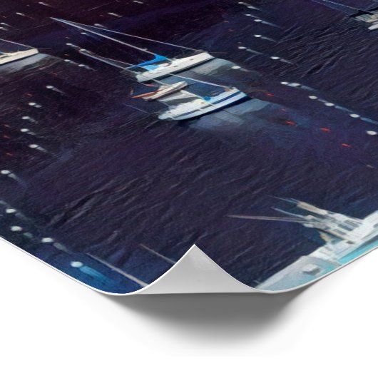 ldp SANTA CATALINA ISLAND - haven - Poster (Hoek)