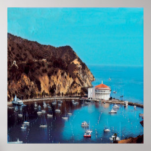 ldp SANTA CATALINA ISLAND - haven - Poster
