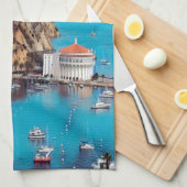 ldp SANTA CATALINA ISLAND - haven - Theedoek (Quarter Fold)