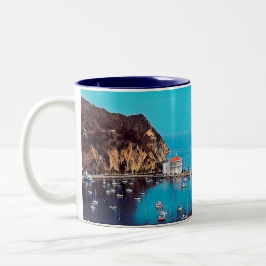 ldp SANTA CATALINA ISLAND - haven - Tweekleurige Koffiemok (Links)