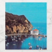 ldp SANTA CATALINA ISLAND - haven - Wijn Etiket (Enkel label)