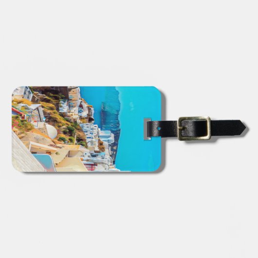 ldp SANTORINI - panorama - Bagagelabel (Voorkant horizontaal)