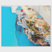 ldp SANTORINI - panorama - Cadeaupapier (Vlak)