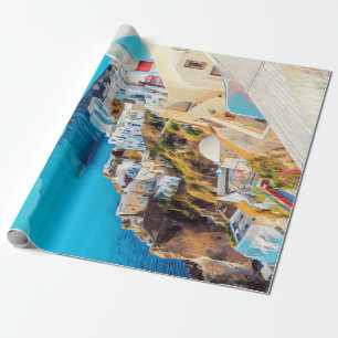 ldp SANTORINI - panorama - Cadeaupapier