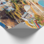 ldp SANTORINI - panorama - Cadeaupapier (Hoek)