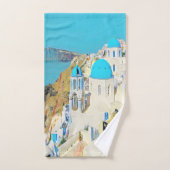 ldp SANTORINI - uitzicht - Bad Handdoek (Handdoek)