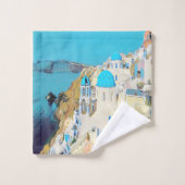 ldp SANTORINI - uitzicht - Bad Handdoek (Wasdoekje)