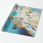 ldp SANTORINI - uitzicht - Cadeaupapier (Uitgerold)