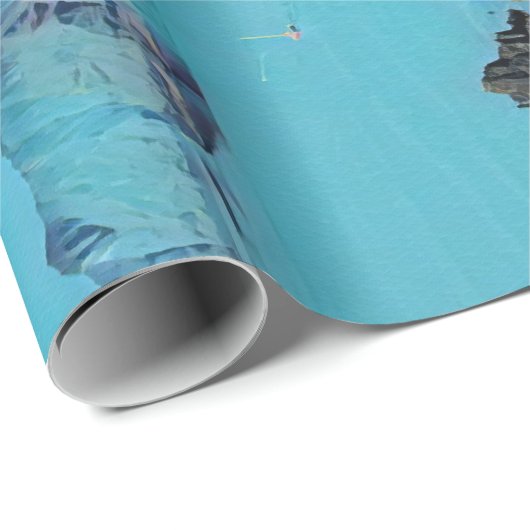 ldp SANTORINI - uitzicht - Cadeaupapier (Rol Hoek)