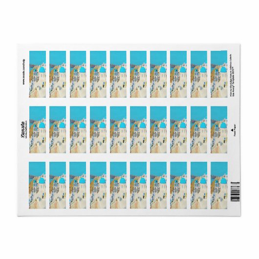 ldp SANTORINI - uitzicht - Etiket (Full Sheet)