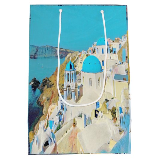 ldp SANTORINI - uitzicht - Medium Cadeauzakje (Achterkant)