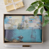 ldp SANTORINI - uitzicht - Tissuepapier (Geschenk)