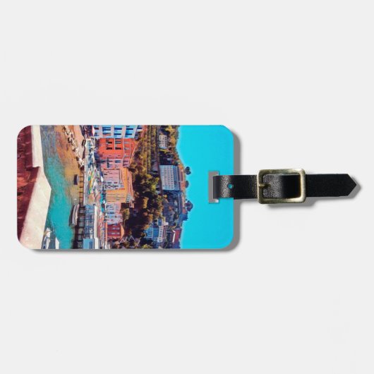 ldp SORRENTO - panorama - strand - Bagagelabel (Voorkant horizontaal)