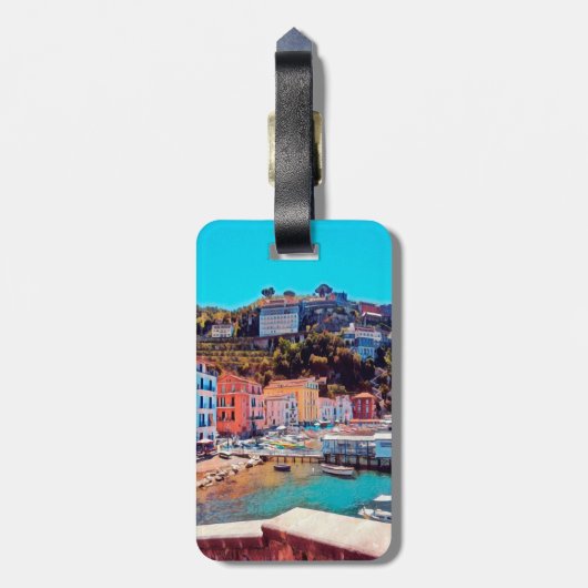 ldp SORRENTO - panorama - strand - Bagagelabel (Achterkant verticaal)