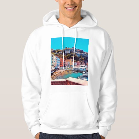 ldp SORRENTO - panorama - strand - Hoodie (Voorkant)