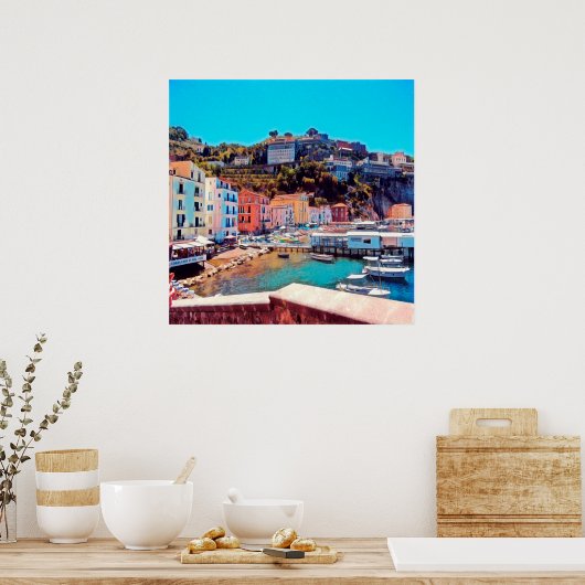 ldp SORRENTO - panorama - strand - Poster (Keuken)
