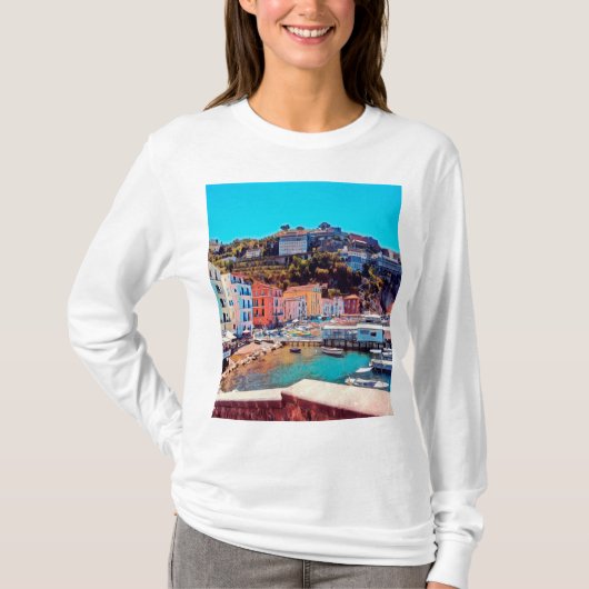 ldp SORRENTO - panorama - strand - T-shirt (Voorkant)