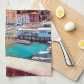 ldp SORRENTO - panorama - strand - Theedoek (Quarter Fold)