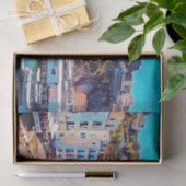 ldp SORRENTO - panorama - strand - Tissuepapier (Geschenk)