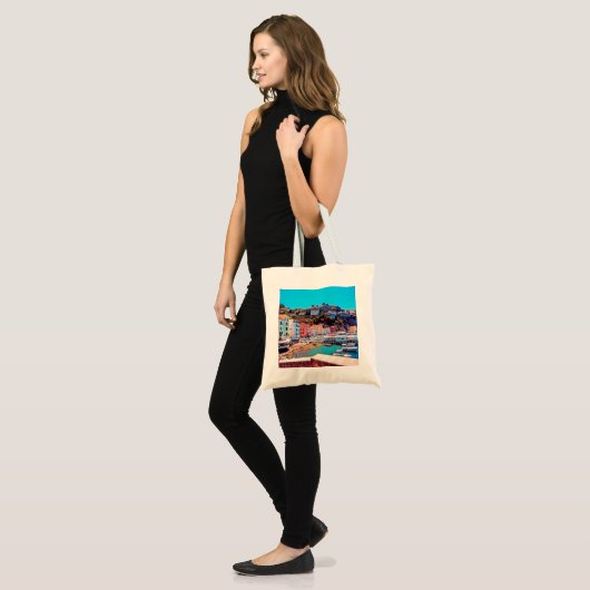 ldp SORRENTO - panorama - strand - Tote Bag (Voorkant (model))