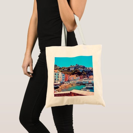 ldp SORRENTO - panorama - strand - Tote Bag (Voorkant (product))